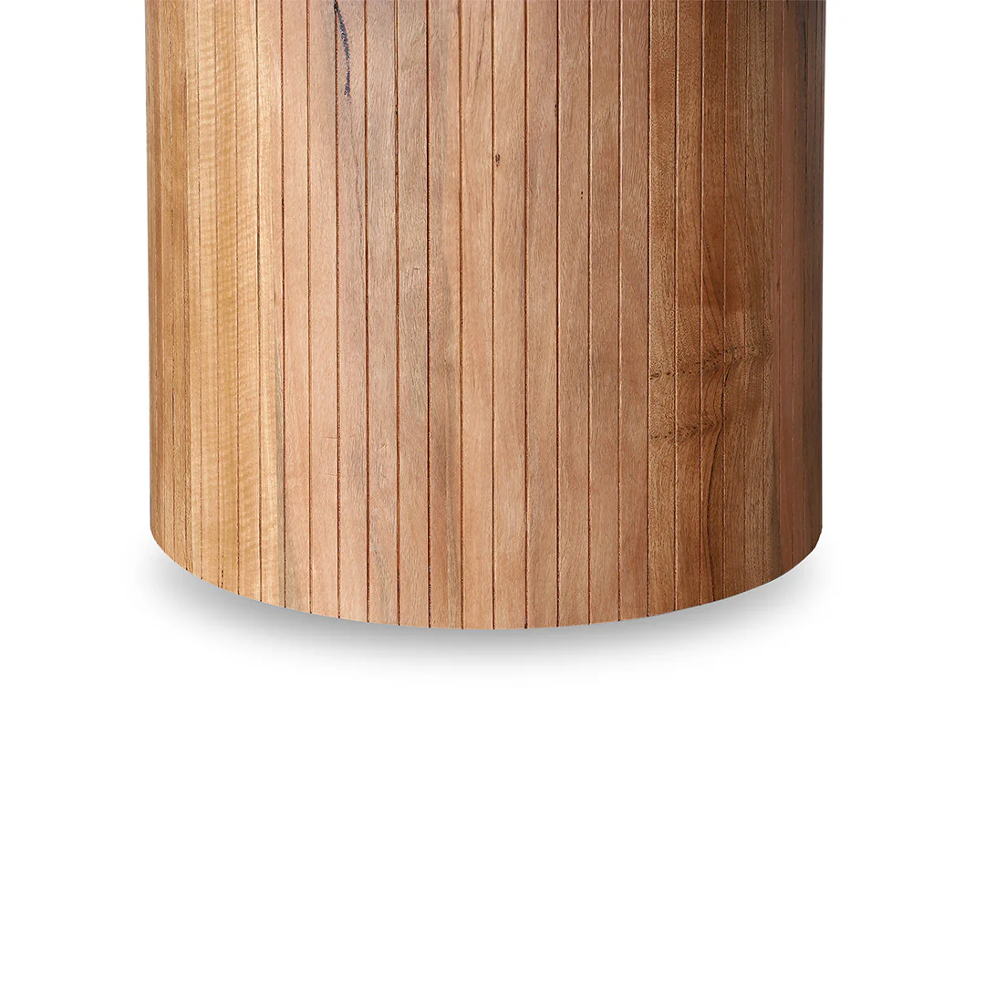 Adsila 1.35m Round Dining Table - Marri Natural - Image 7