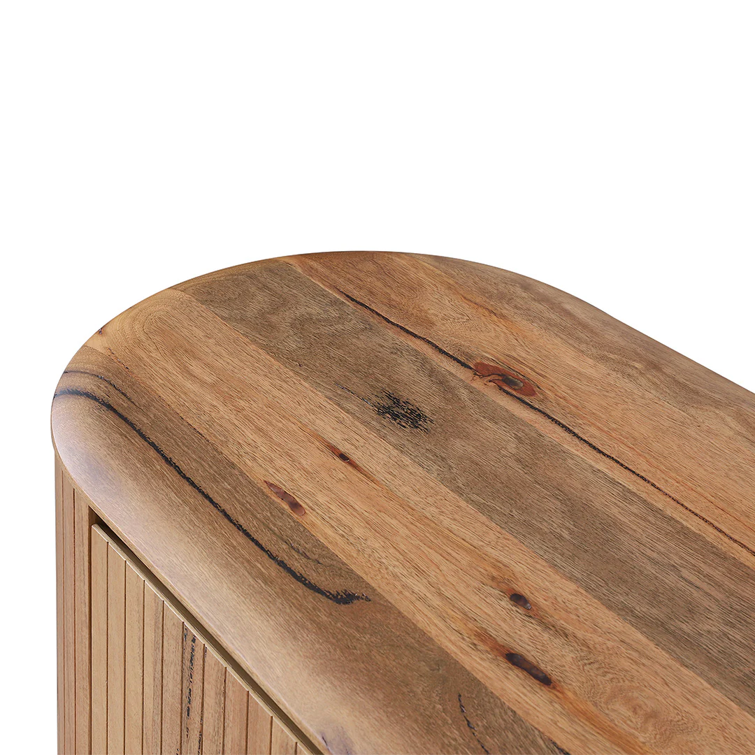 Adsila 2.4m TV Entertainment Unit - Marri Natural - Image 10