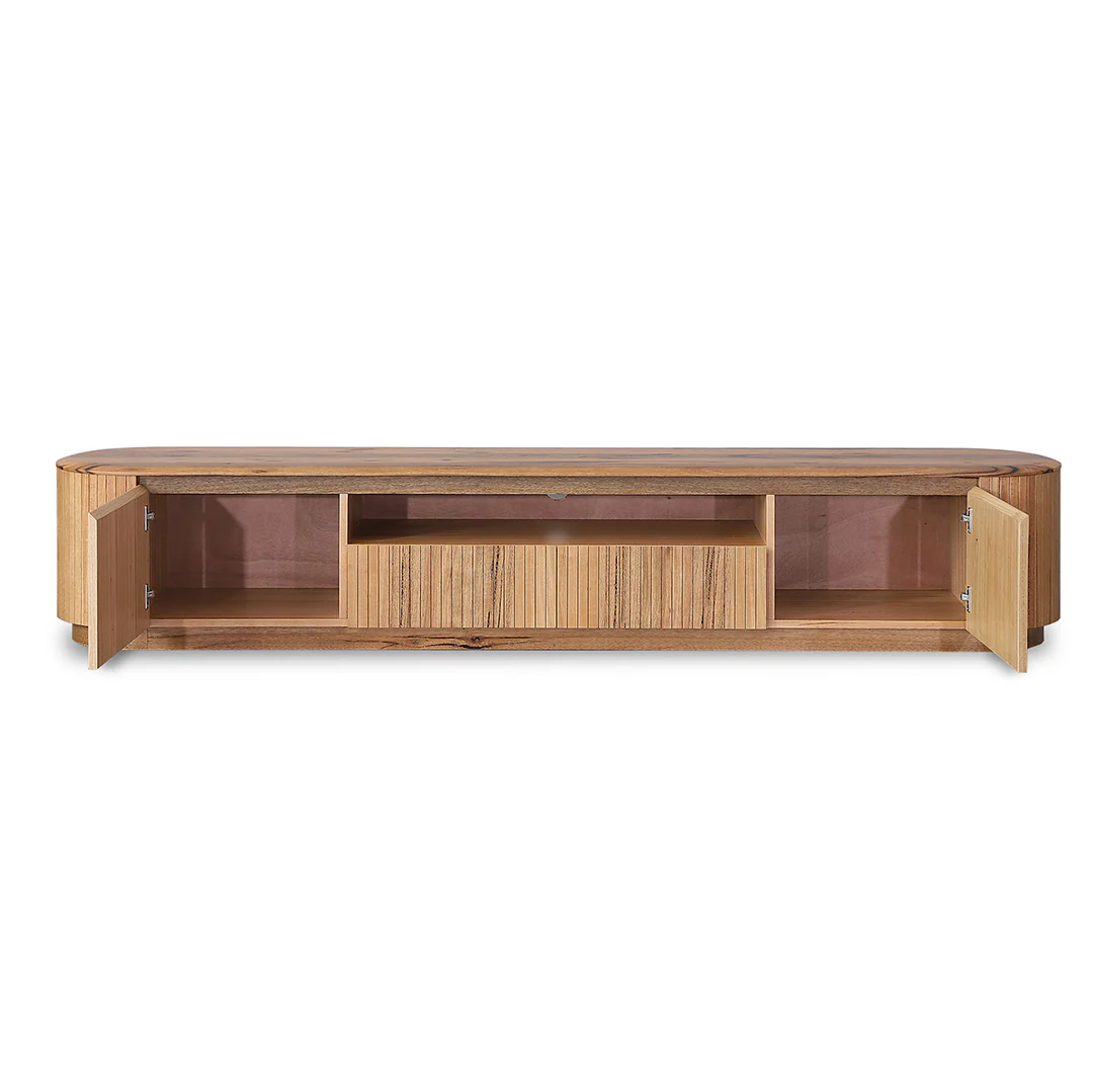 Adsila 2.4m TV Entertainment Unit - Marri Natural - Image 3