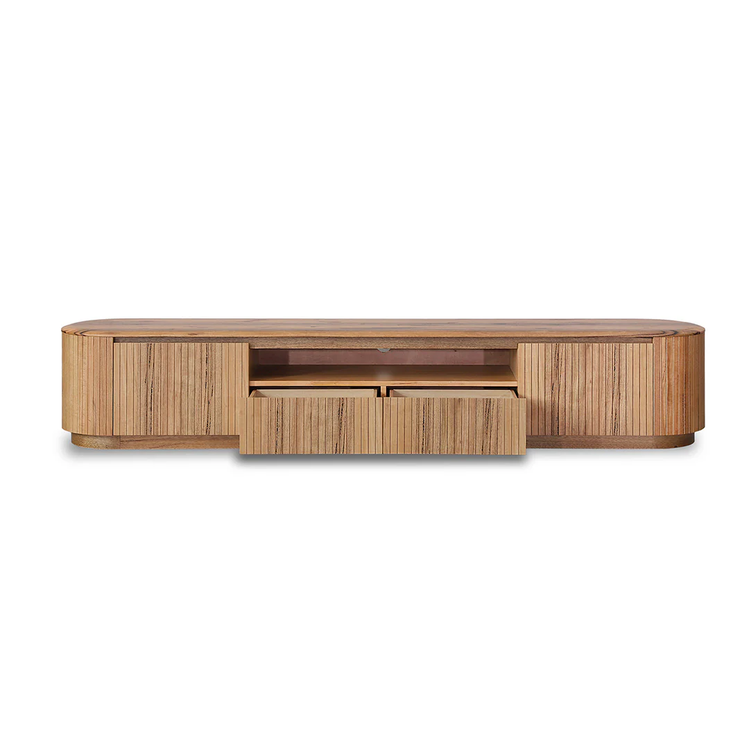Adsila 2.4m TV Entertainment Unit - Marri Natural - Image 5