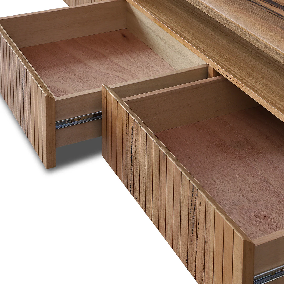 Adsila 2.4m TV Entertainment Unit - Marri Natural - Image 7