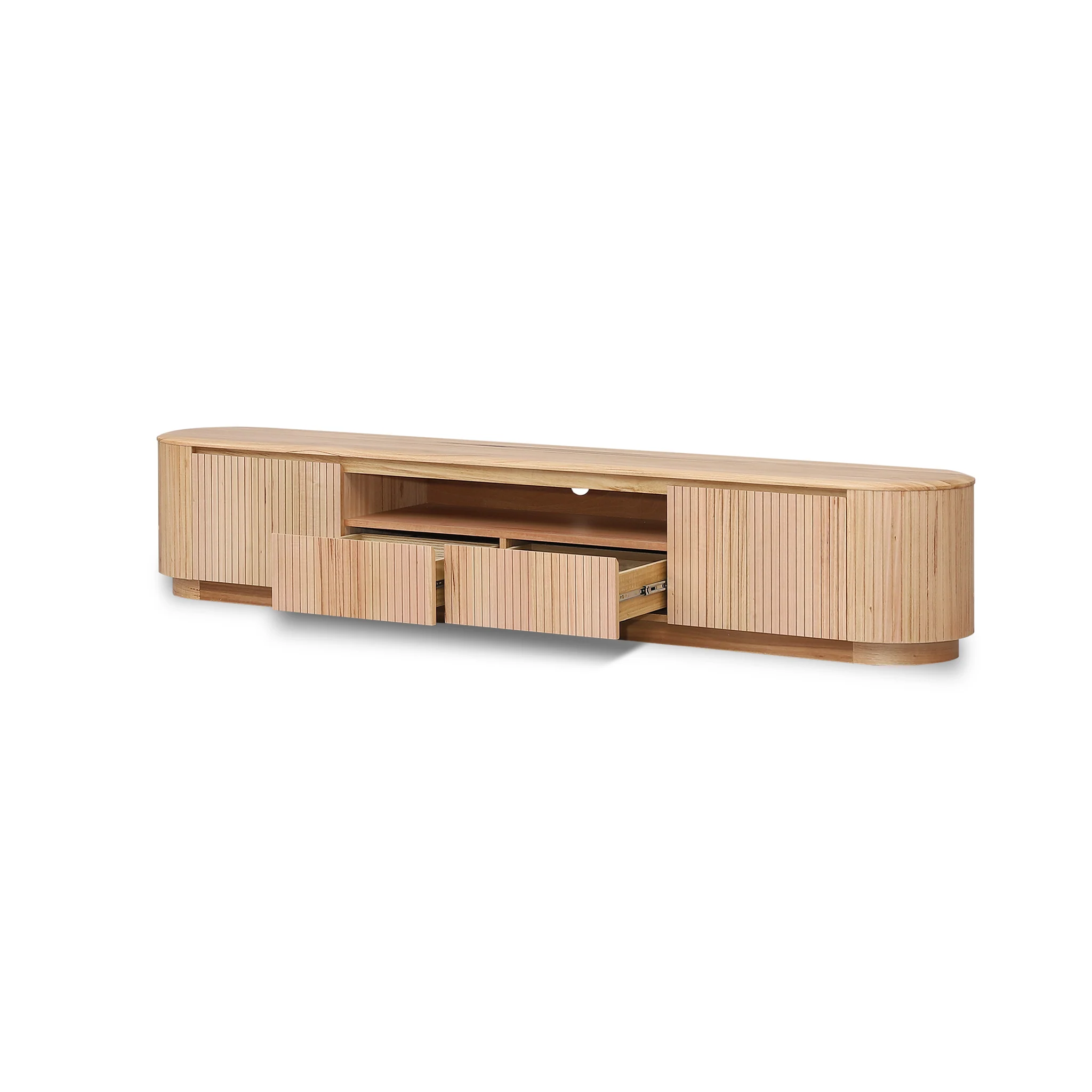 Adsila 2.4m TV Entertainment Unit - NZ Natural Ash - Image 4