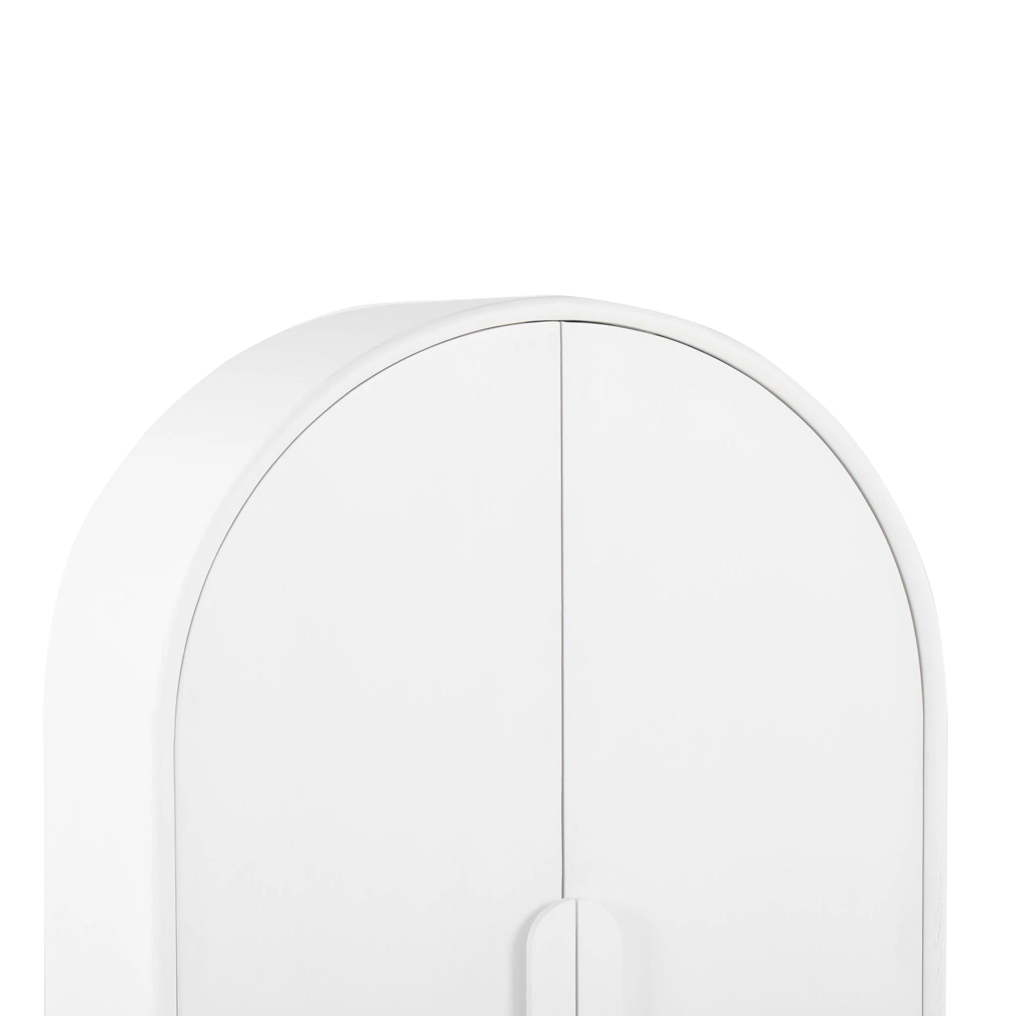 Alora 150cm (H) Ash Curve Cabinet - White - Image 12