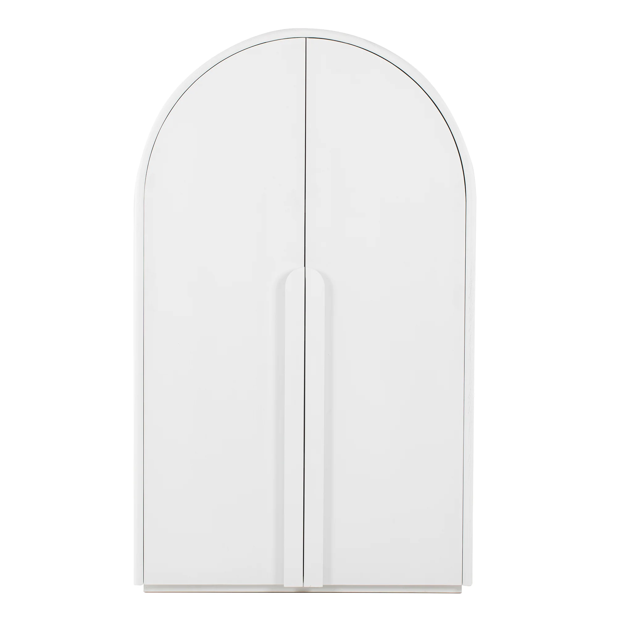Alora 150cm (H) Ash Curve Cabinet - White - Image 16
