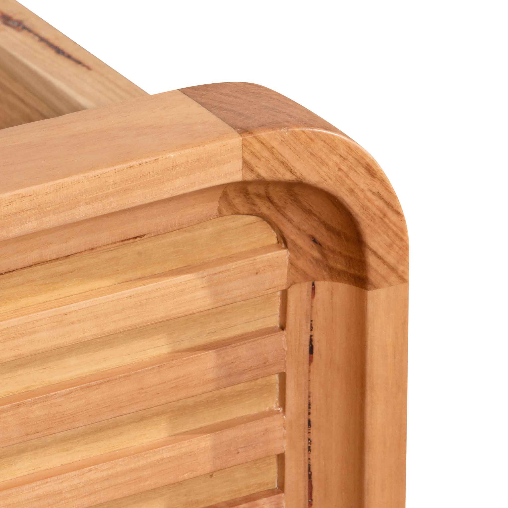 Amparo King Bed Frame - Messmate - Image 6