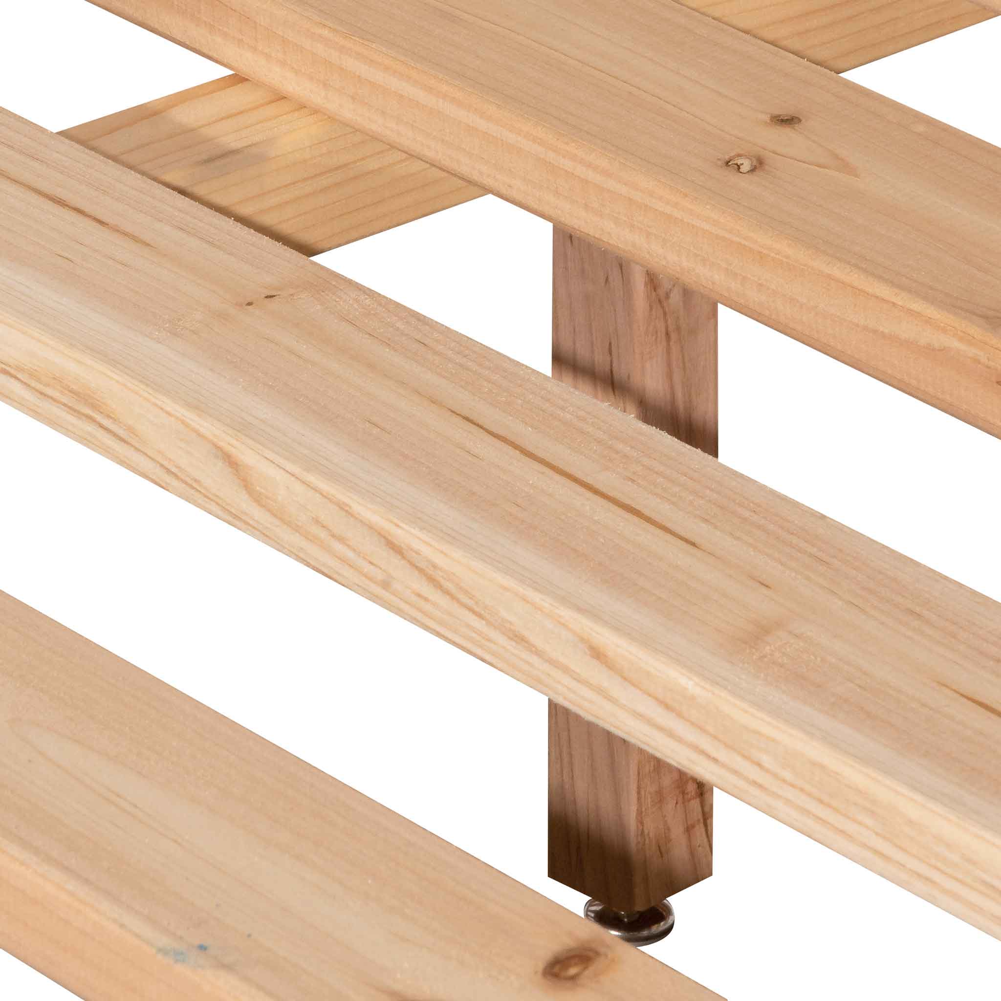 Amparo Queen Bed Frame - Messmate - Image 6