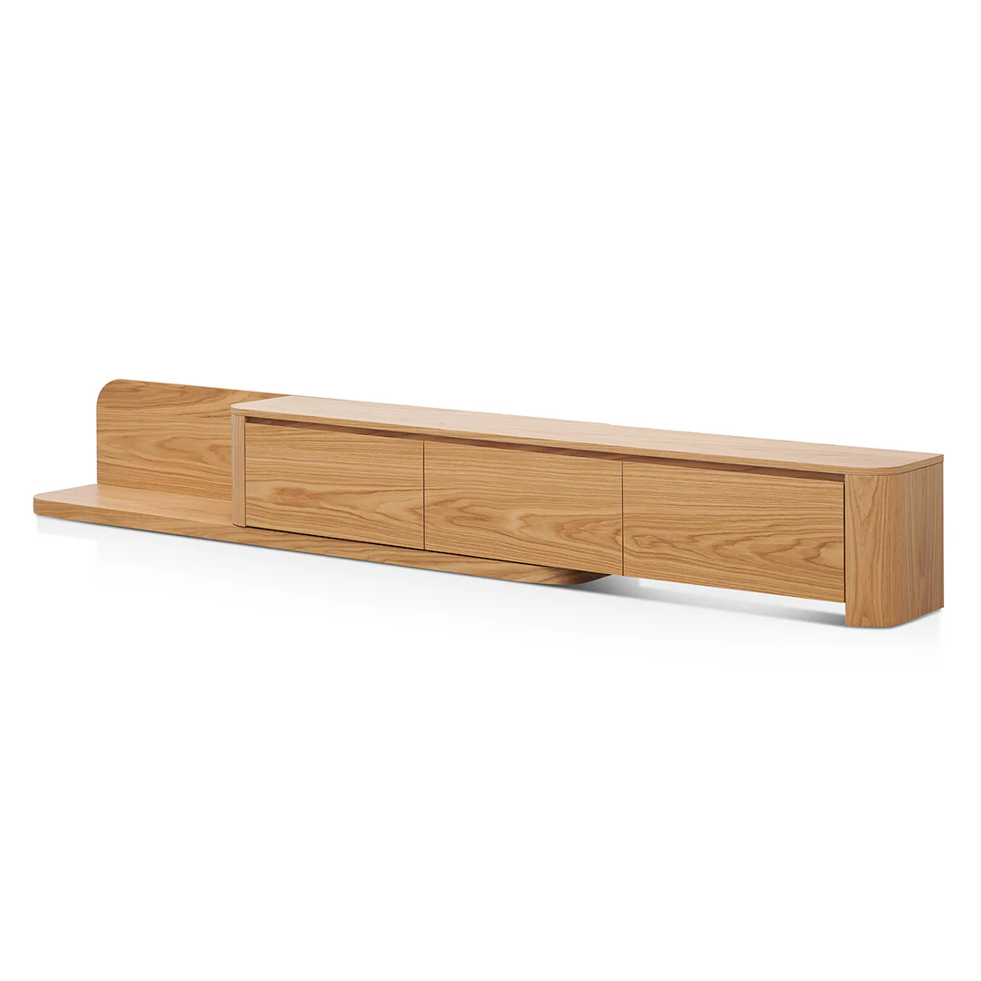 Anna Extendable TV Entertainment Unit - Natural Oak - Image 5