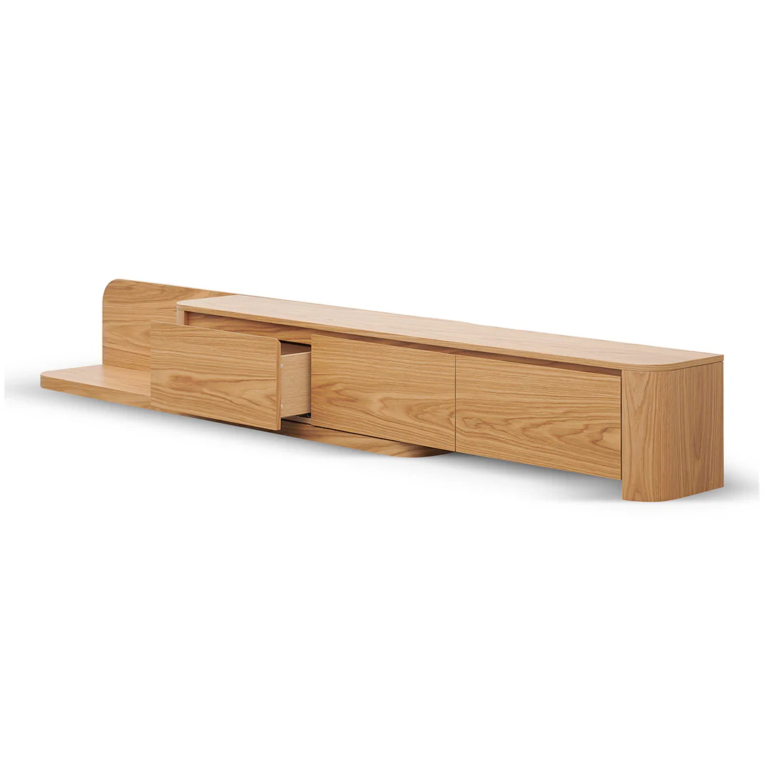 Anna Extendable TV Entertainment Unit - Natural Oak - Image 6