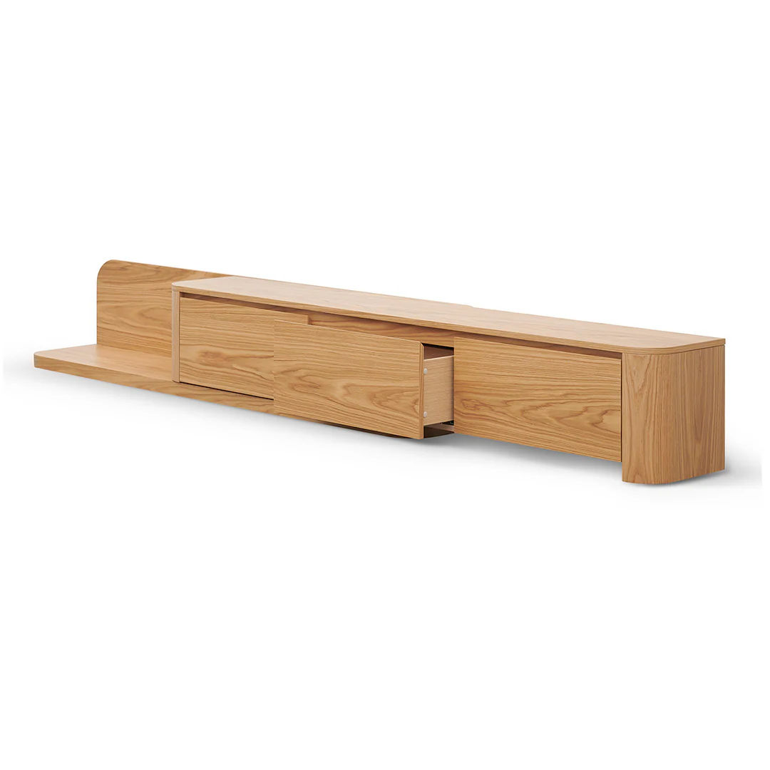 Anna Extendable TV Entertainment Unit - Natural Oak - Image 7