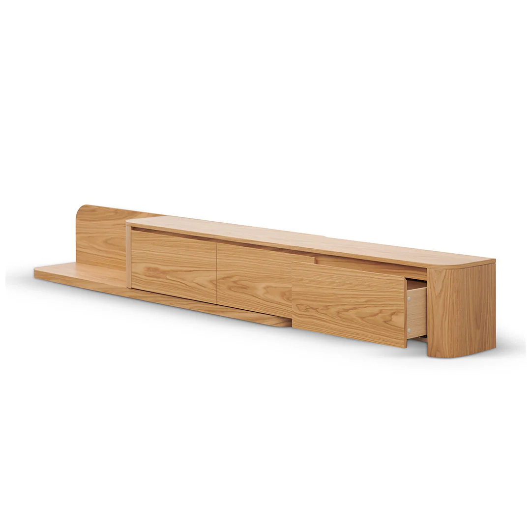 Anna Extendable TV Entertainment Unit - Natural Oak - Image 8