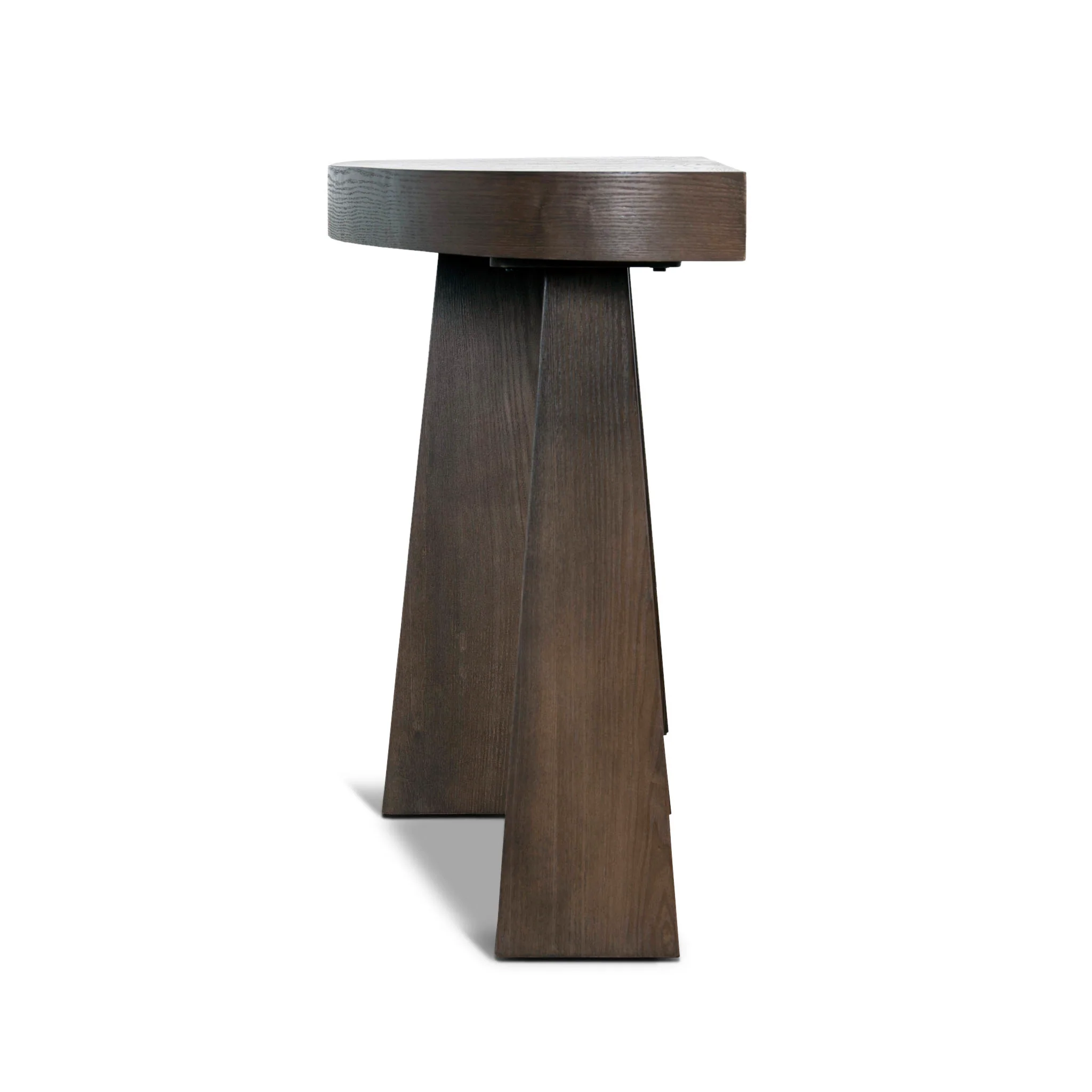 Arvino 1.7m Console Table - Full Walnut - Image 4