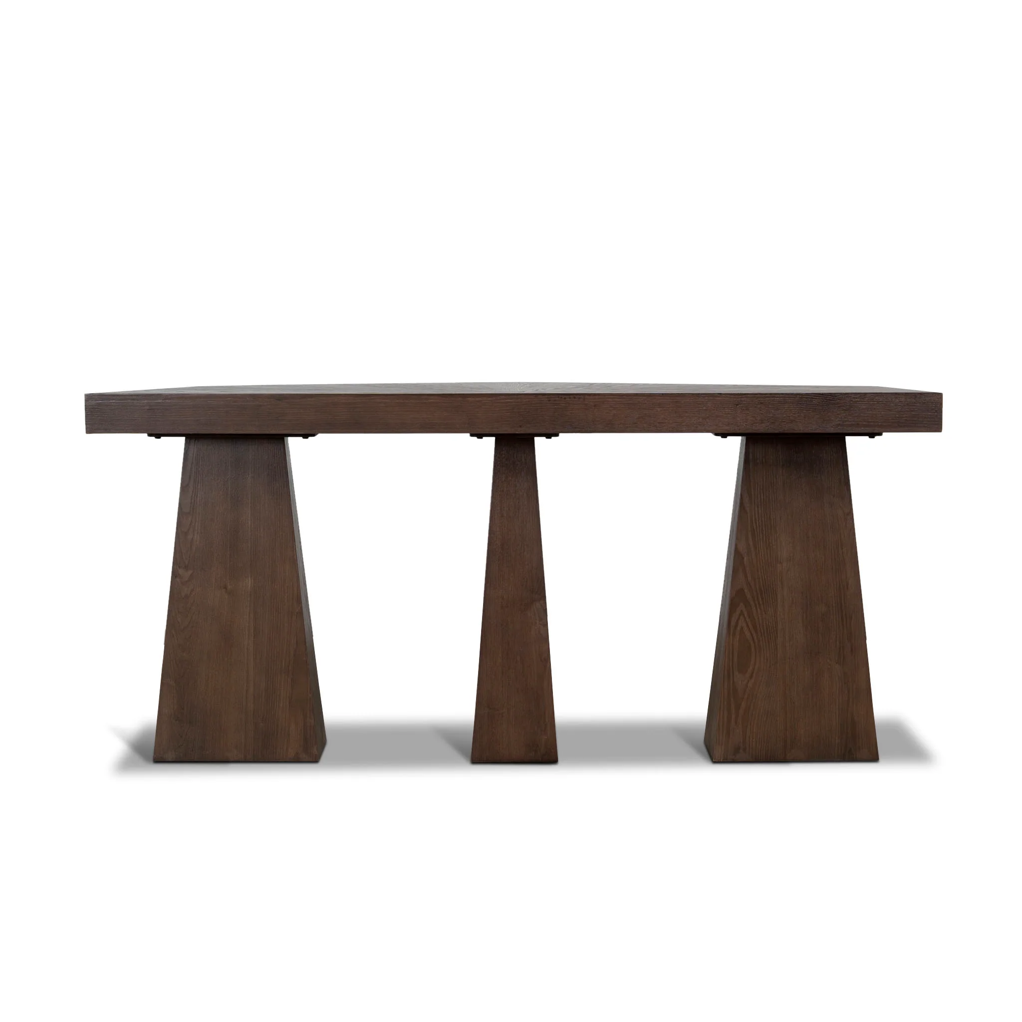 Arvino 1.7m Console Table - Full Walnut - Image 5