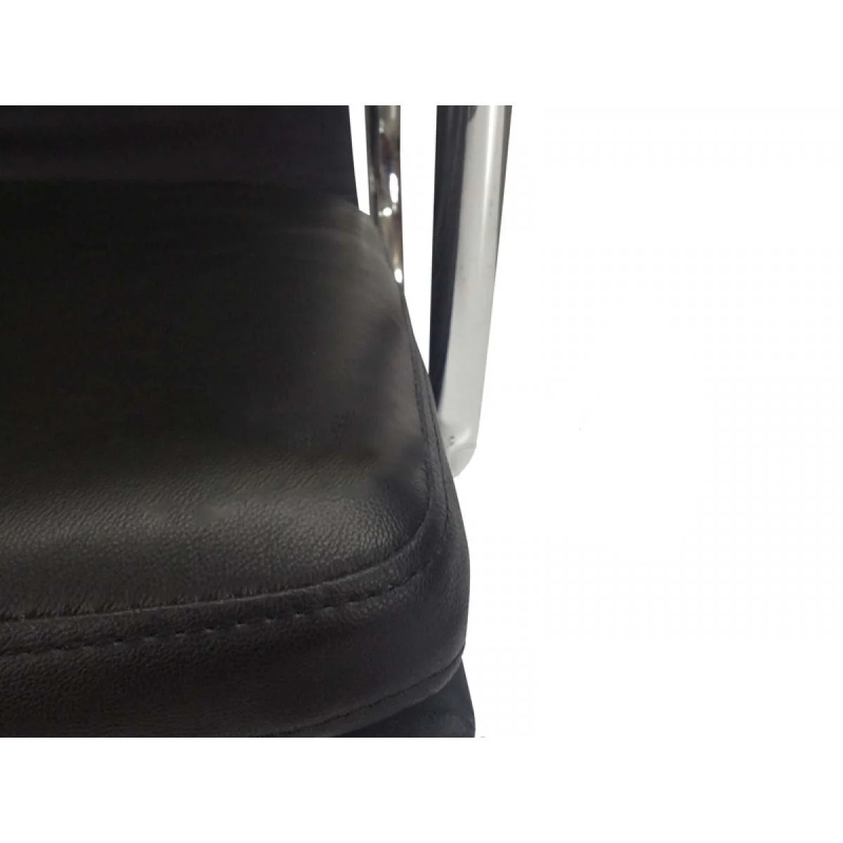 Ashton Low Back Office Chair - Black Leather - Image 7