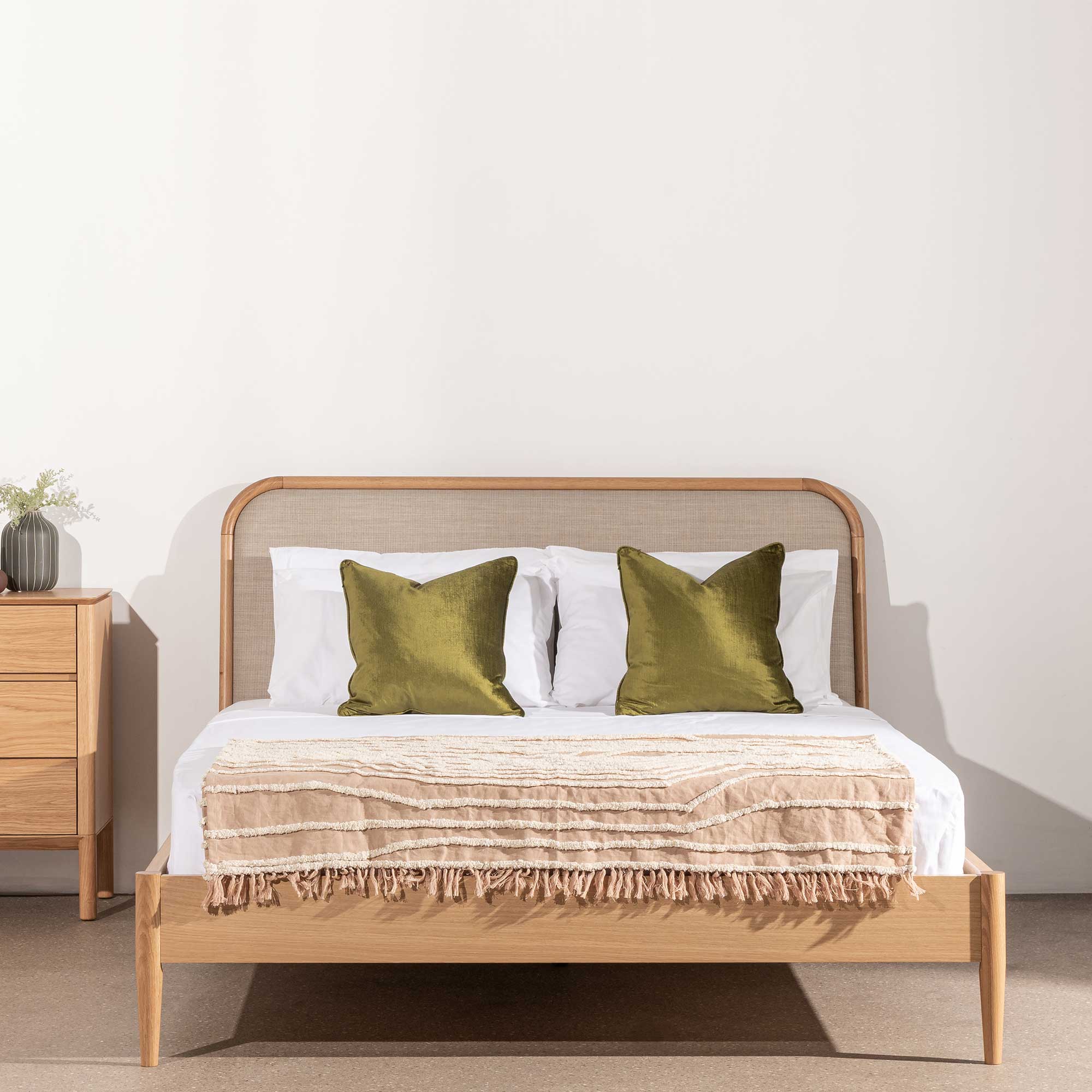 Asta Queen Bed - Beige - Image 3