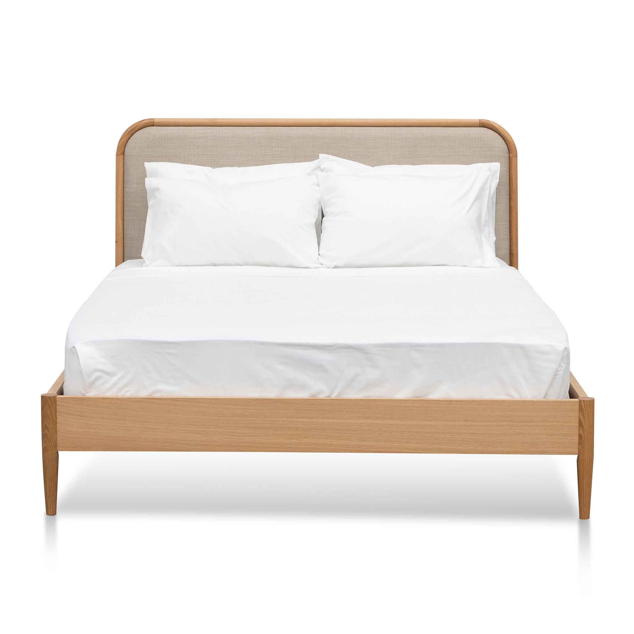 Asta Queen Bed - Beige - Image 4