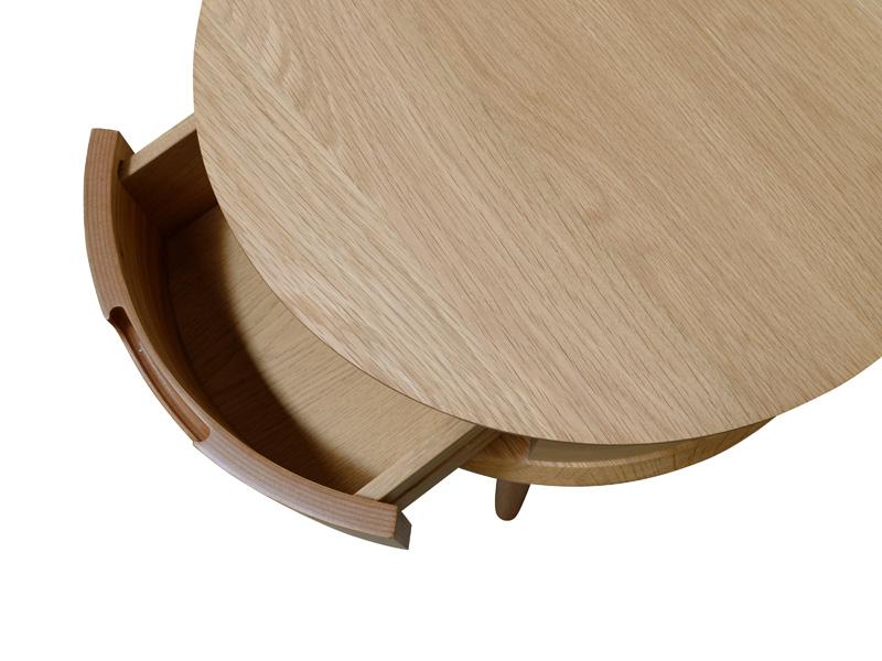 Asta Scandinavian Lamp Side Table - Natural - Image 3