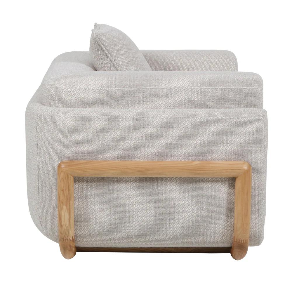 Block Armchair - Beige Linen - Image 4