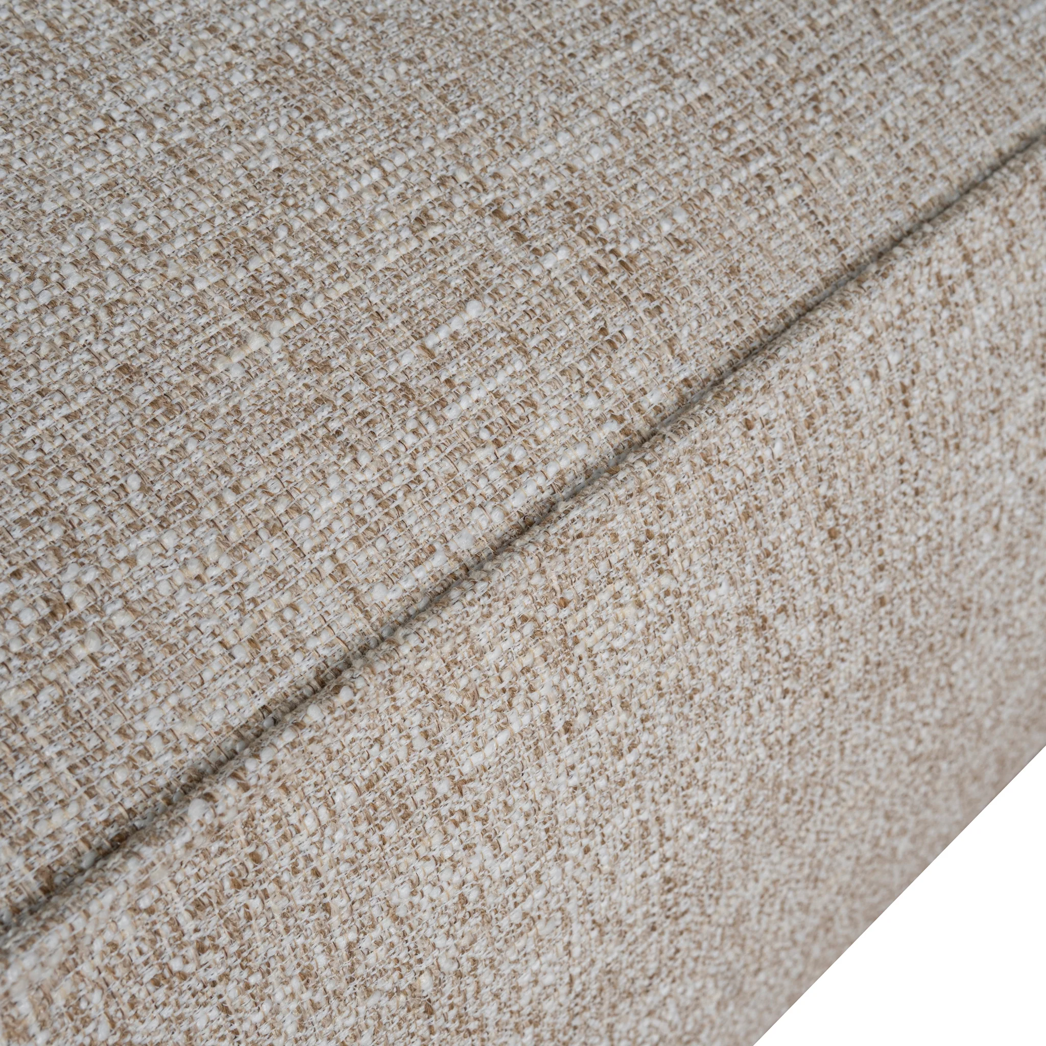 Carina Right Chaise Sofa - Pale Beige - Image 18