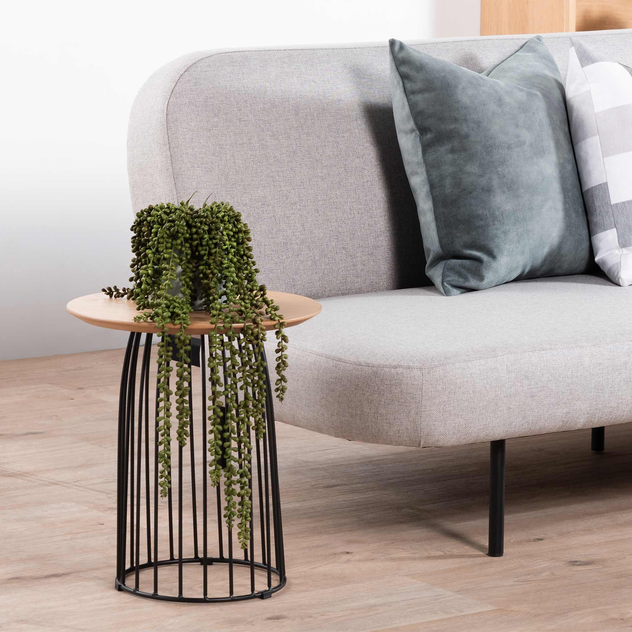 Carmella Side Table Set - Natural - Black - Last One - Image 5