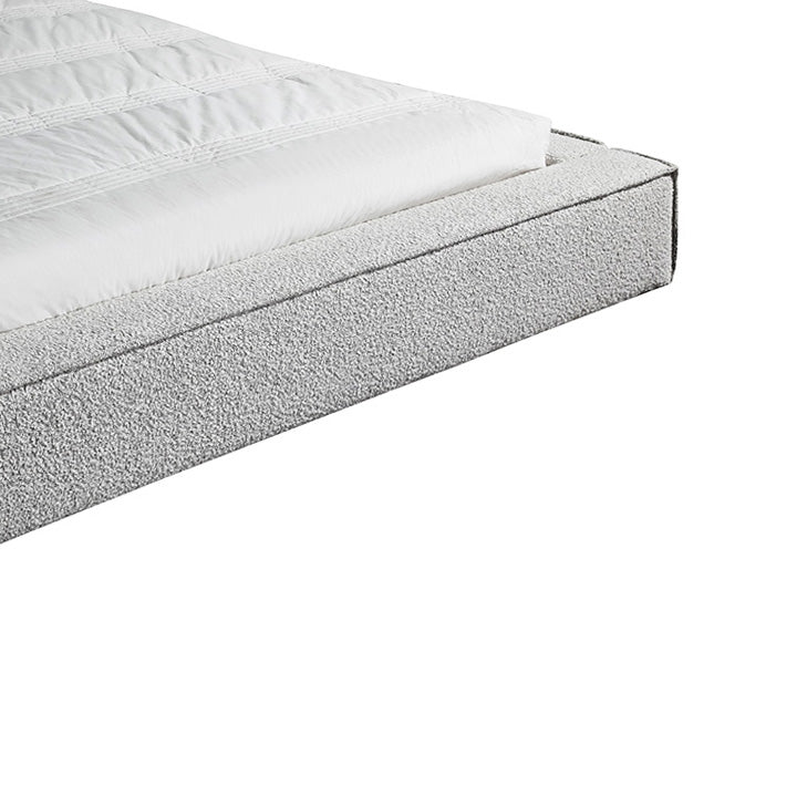 Castillo King Bed Frame - Cloudy Pepper Boucle - Image 10