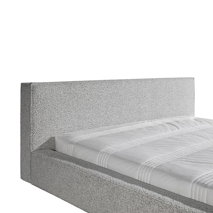 Castillo King Bed Frame - Cloudy Pepper Boucle - Image 3