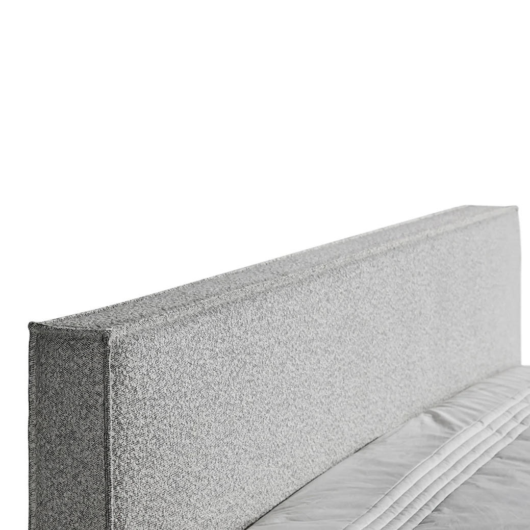 Castillo King Bed Frame - Cloudy Pepper Boucle - Image 5