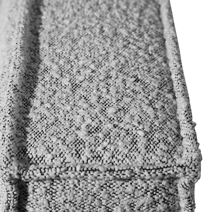 Castillo King Bed Frame - Cloudy Pepper Boucle - Image 6