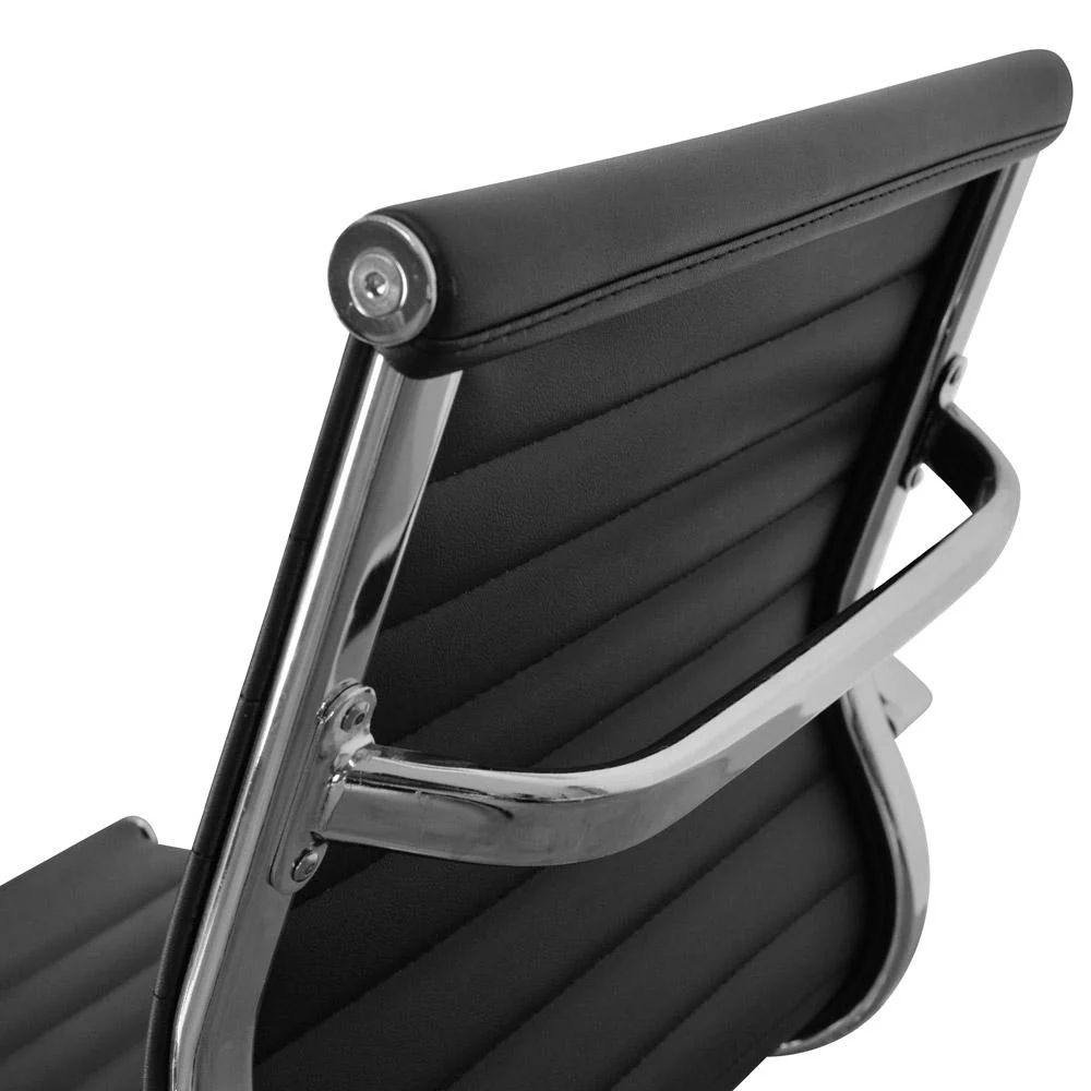 Charlie Visitor Office Chair - Black PU - Image 6