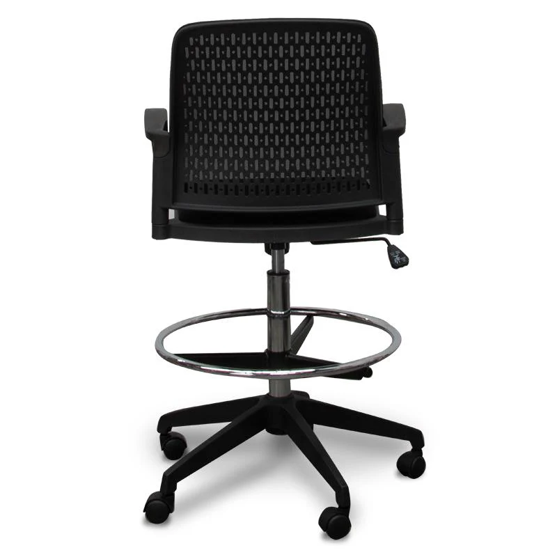 Clayton Drafting Office Chair - Black - Image 5