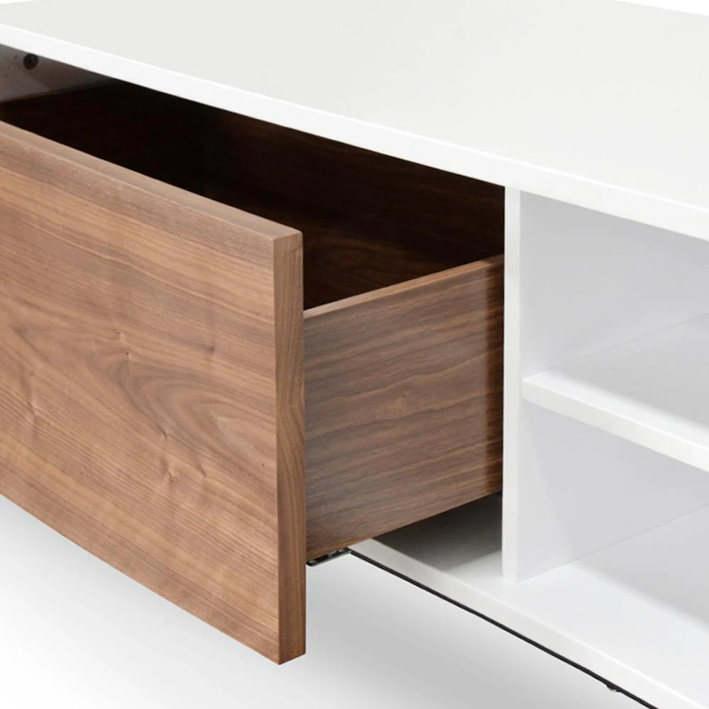 Ex Display - Blake 2.3m TV Entertainment Unit - Lowline - Walnut - Image 6