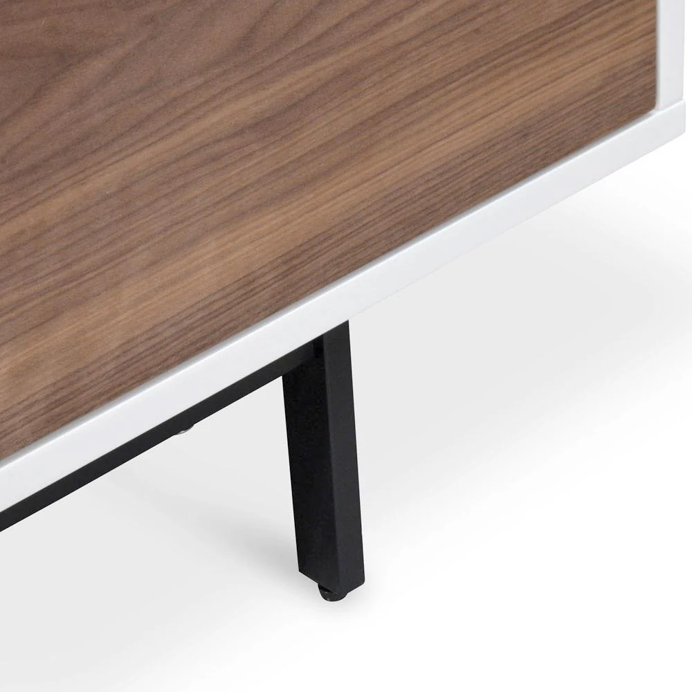 Ex Display - Blake 2.3m TV Entertainment Unit - Lowline - Walnut - Image 7