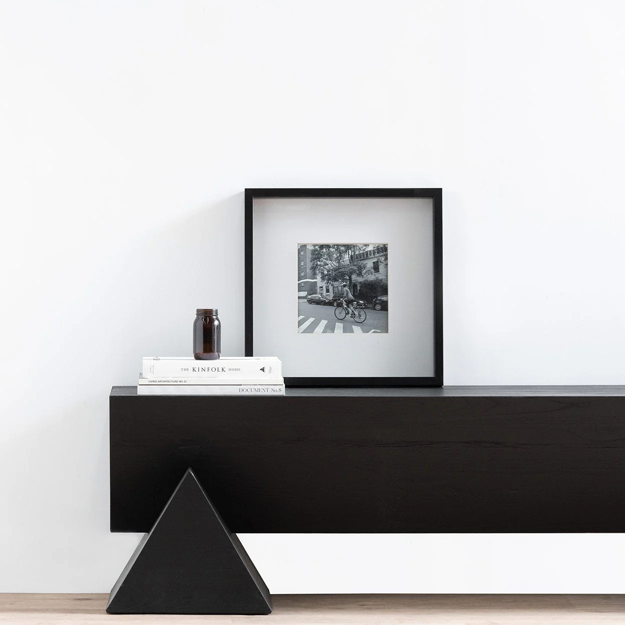 Davila 1.9m Elm Bench - Full Black - Image 3