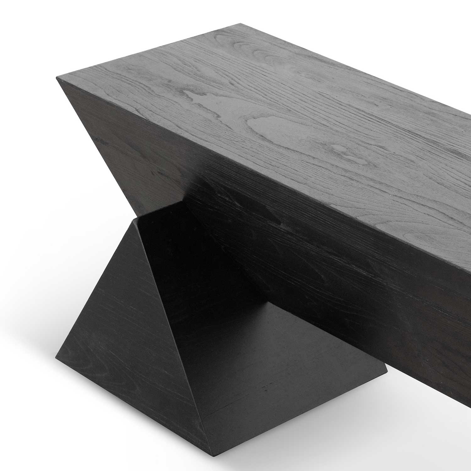 Davila 1.9m Elm Bench - Full Black - Image 9