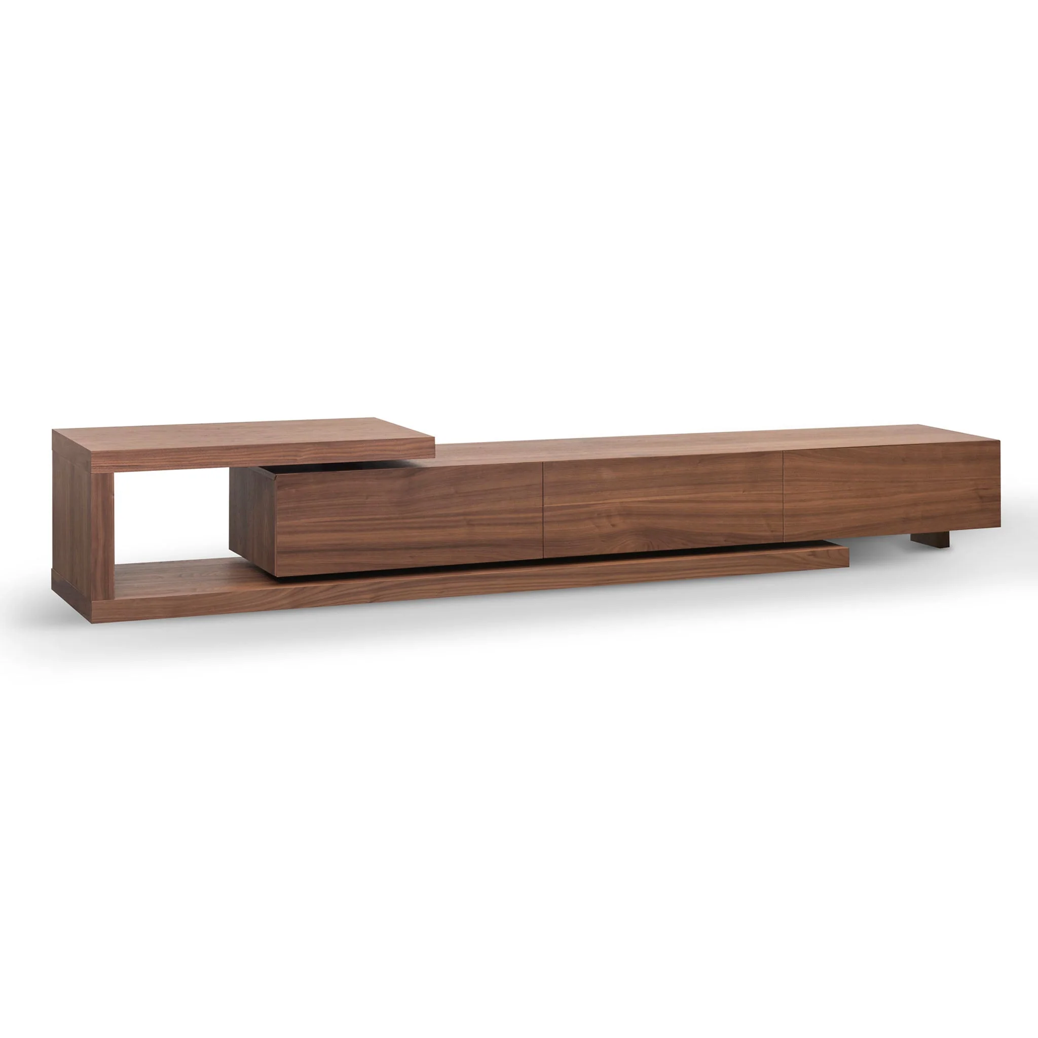 Dwell Extendable TV Entertainment Unit - Walnut - Image 3