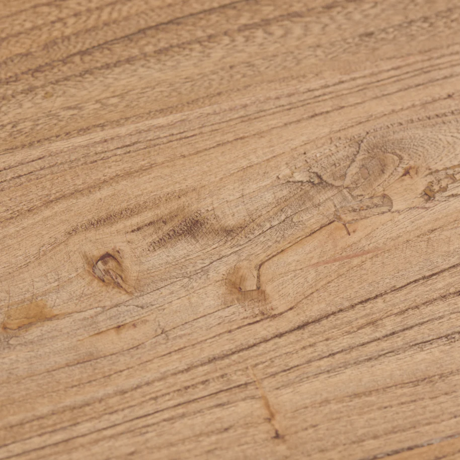 Edwin 1.98m Reclaimed Elm Wood Dining Table - Image 8