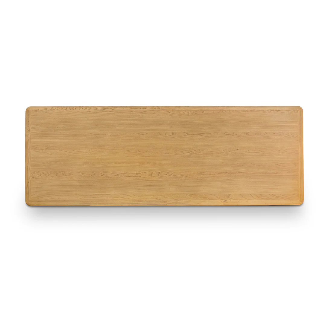 Kathleen 3m Elm Dining Table - Natural - Image 3