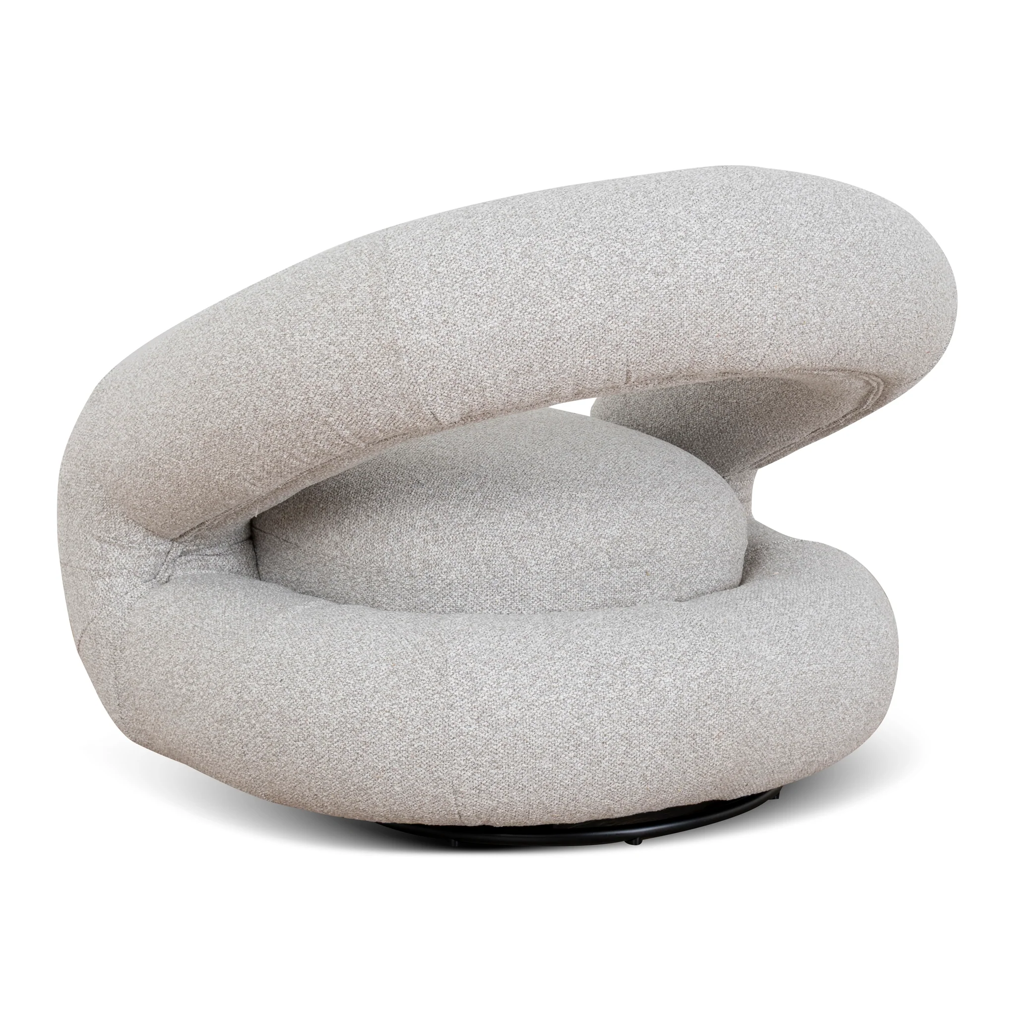 Forma Swivel Armchair - Clay Grey - Image 4