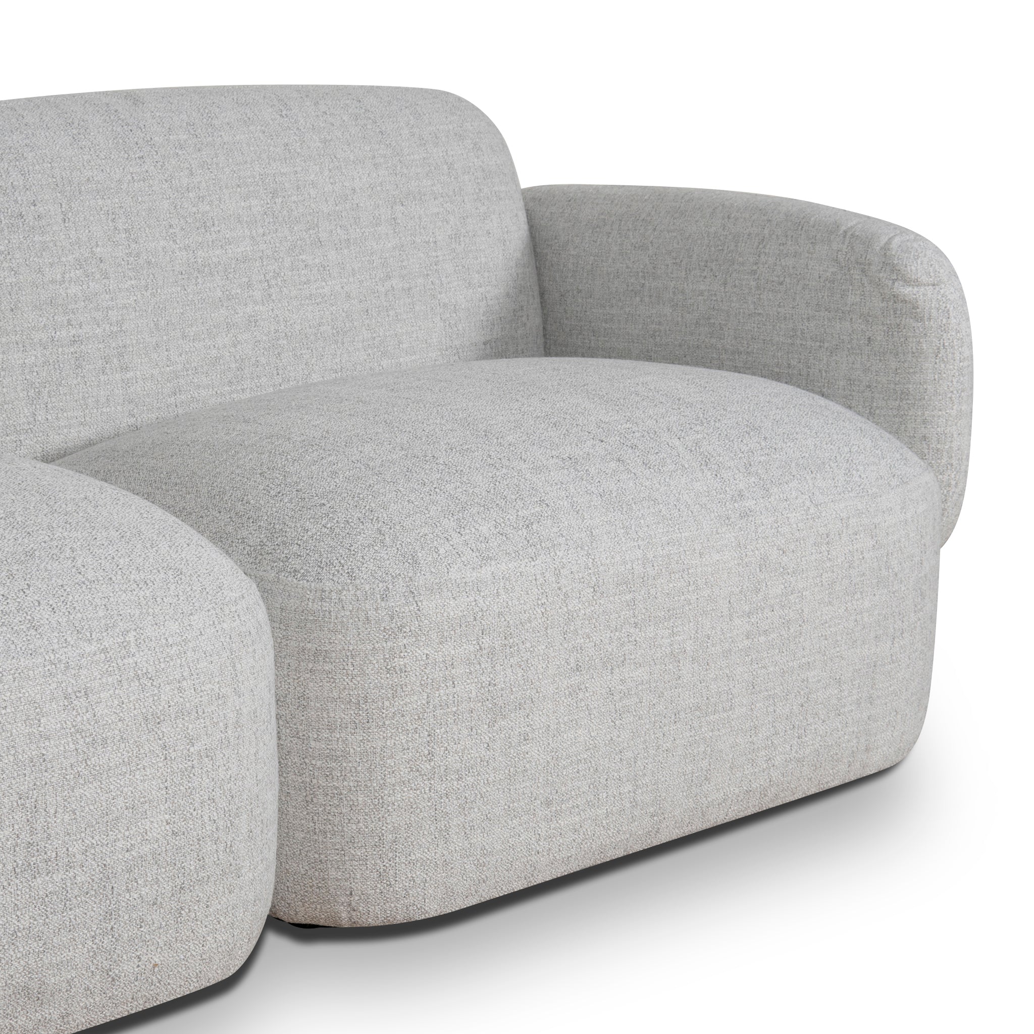 Gosling Left Chaise Modular Sofa - Cloud Grey - Image 7