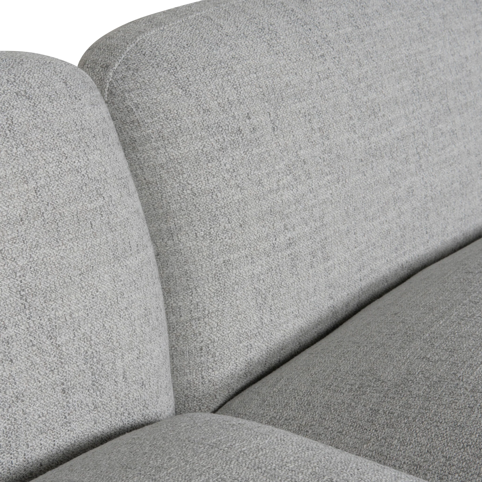Gosling Left Chaise Modular Sofa - Cloud Grey - Image 8
