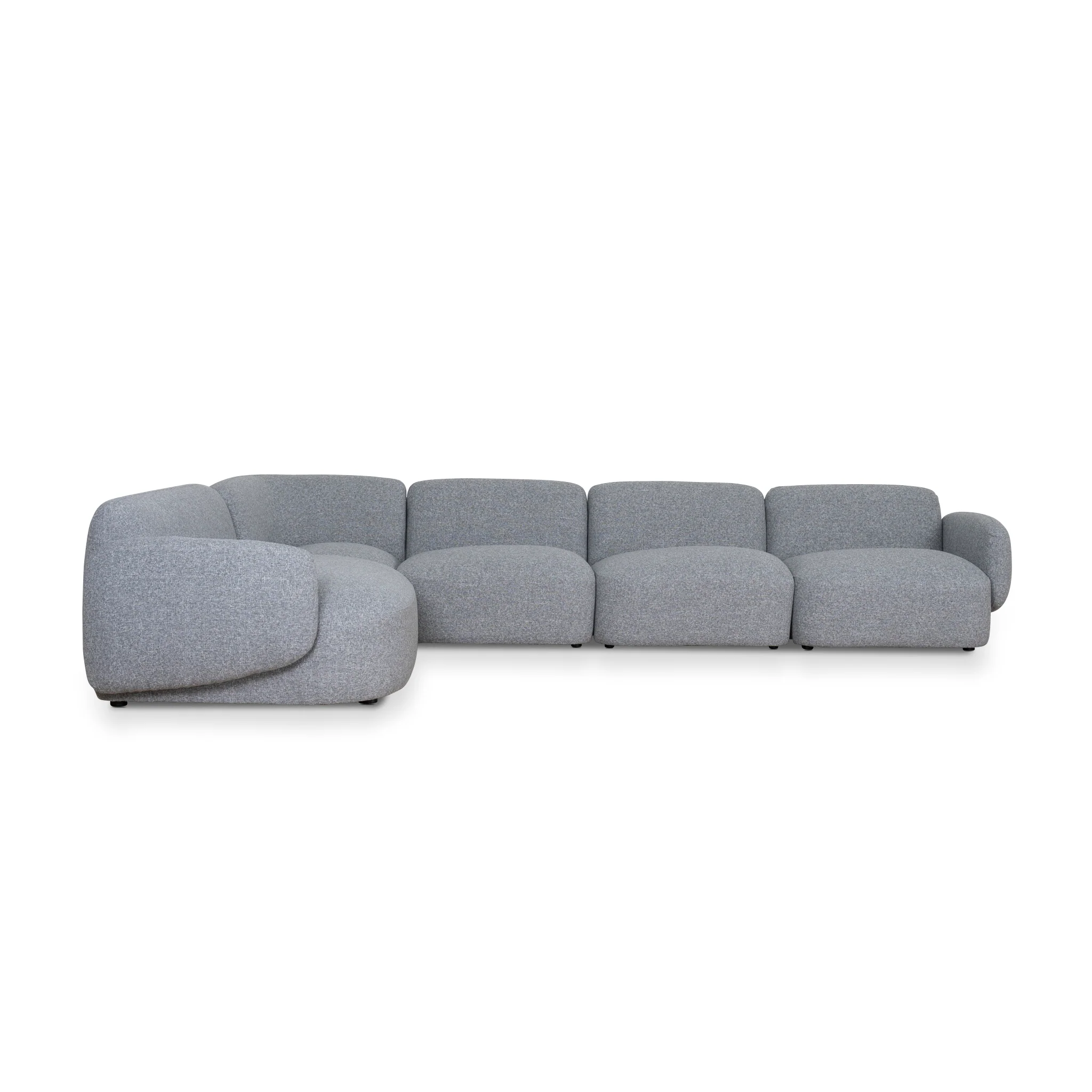 Gosling Left Chaise Modular Sofa - Glacier Grey - Image 3