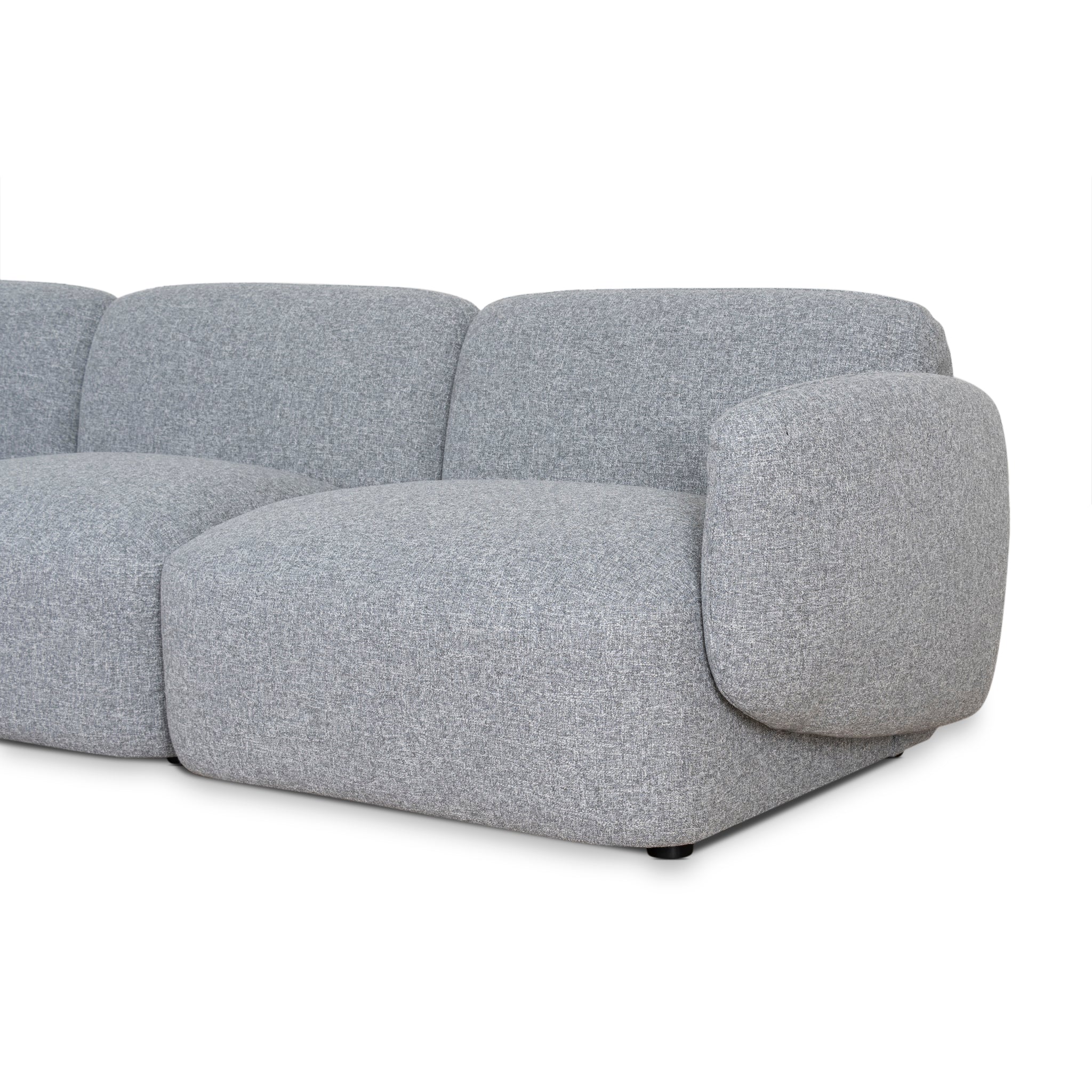 Gosling Left Chaise Modular Sofa - Glacier Grey - Image 7