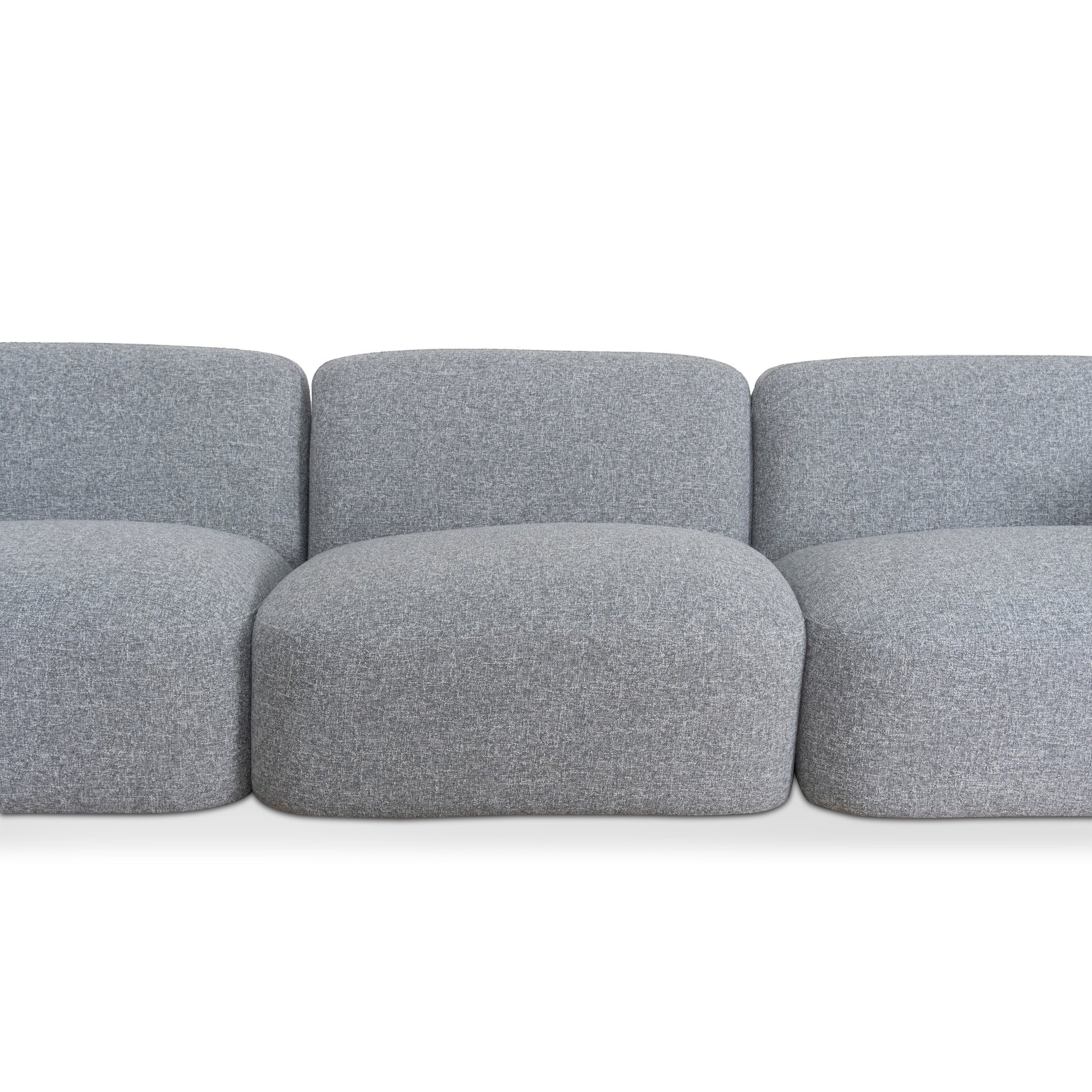 Gosling Left Chaise Modular Sofa - Glacier Grey - Image 8