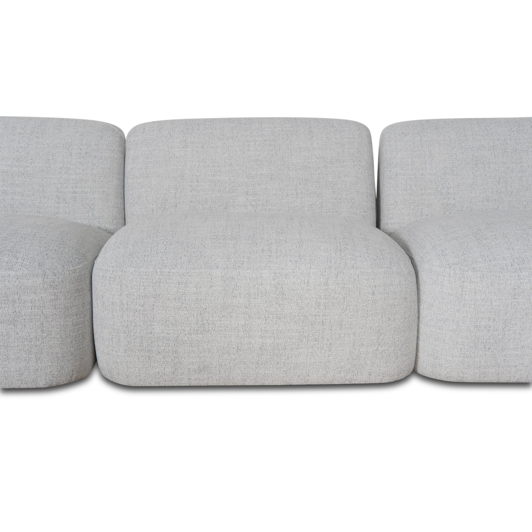 Gosling Right Chaise Modular Sofa - Cloud Grey - Image 4