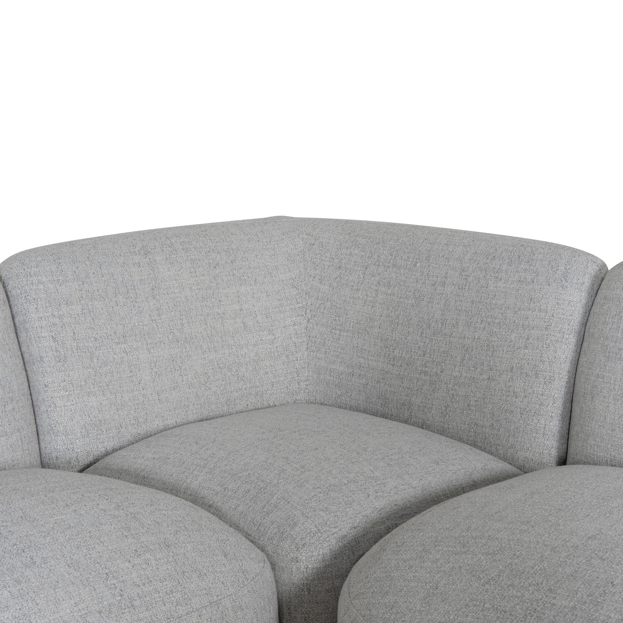 Gosling Right Chaise Modular Sofa - Cloud Grey - Image 5