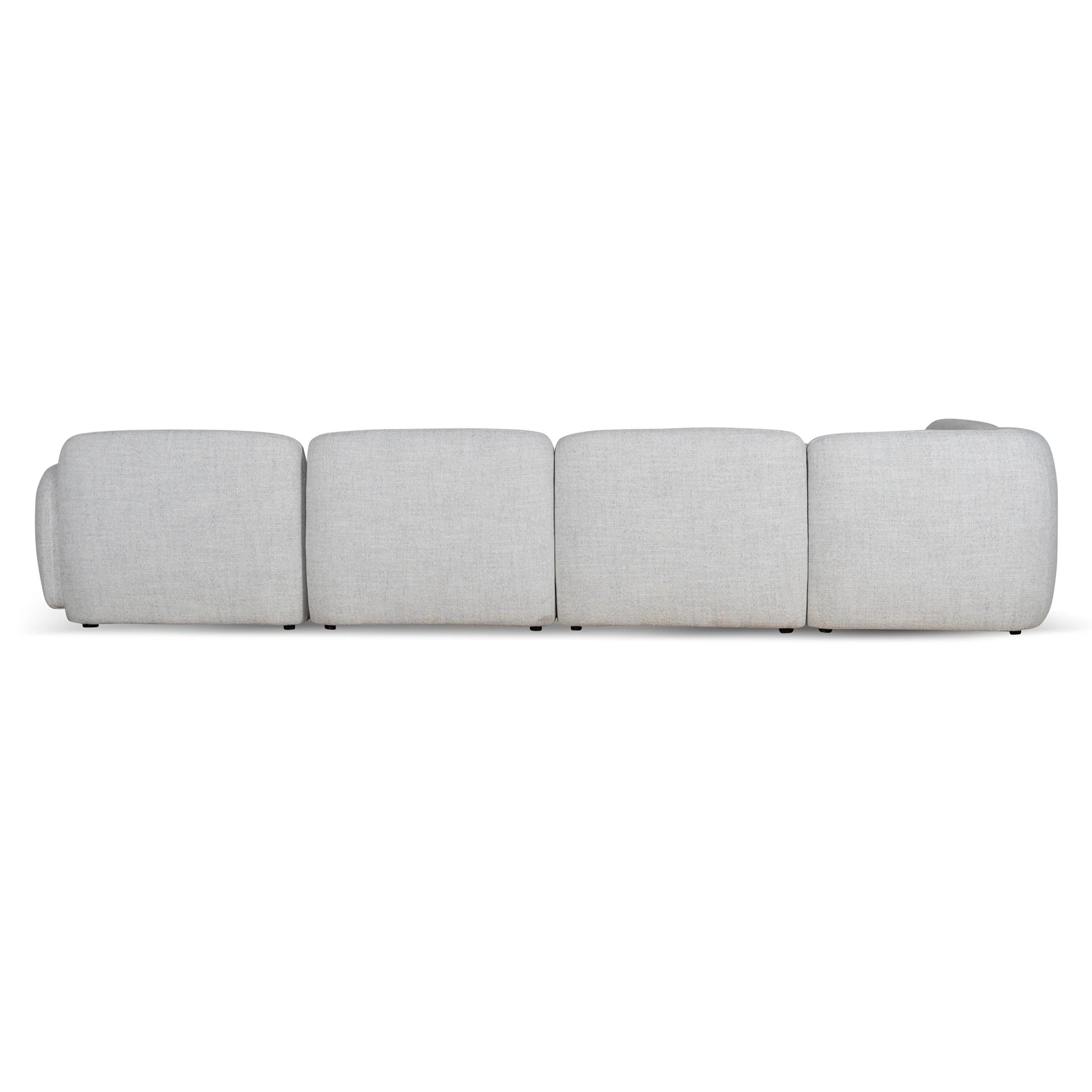 Gosling Right Chaise Modular Sofa - Cloud Grey - Image 6