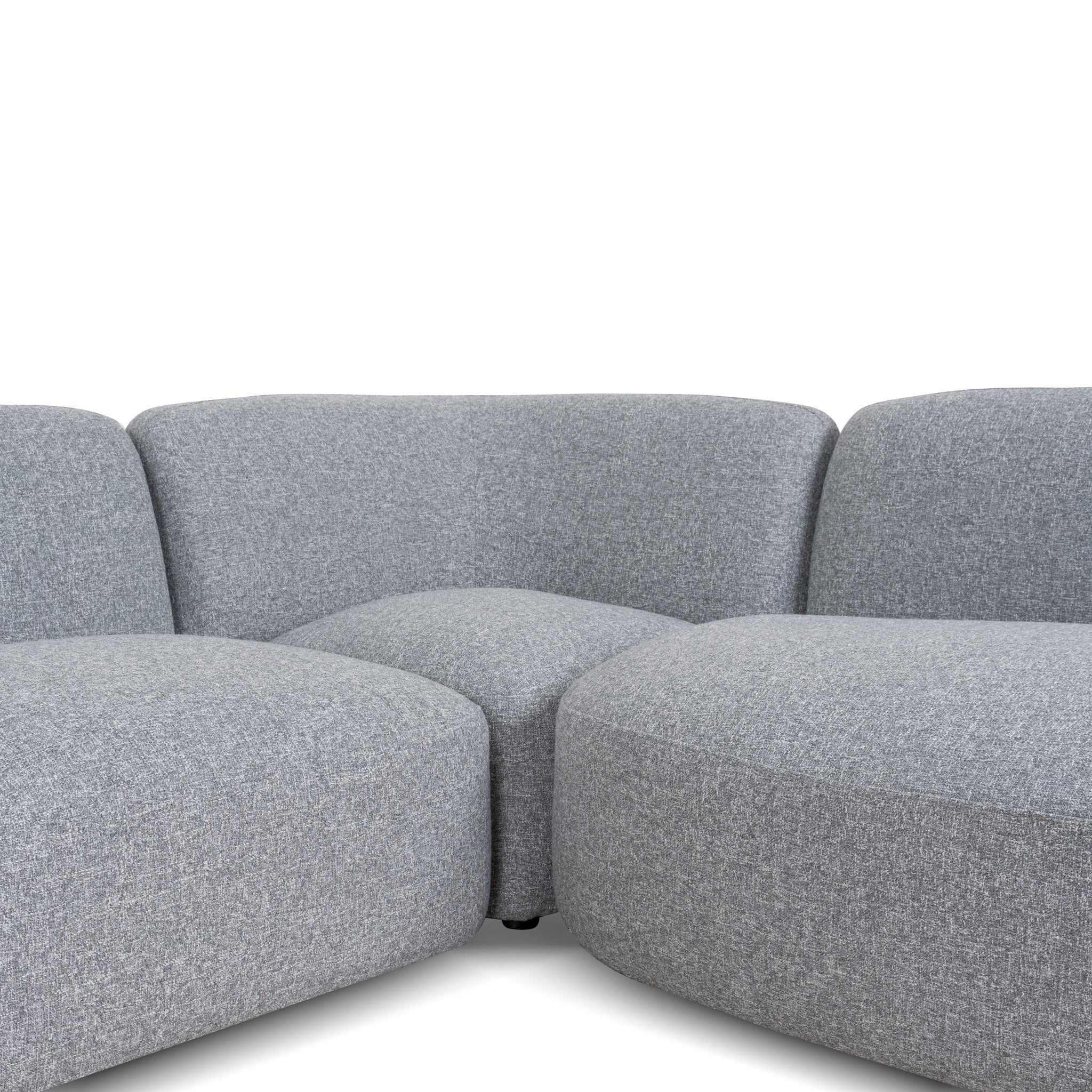 Gosling Right Chaise Modular Sofa - Glacier Grey - Image 14