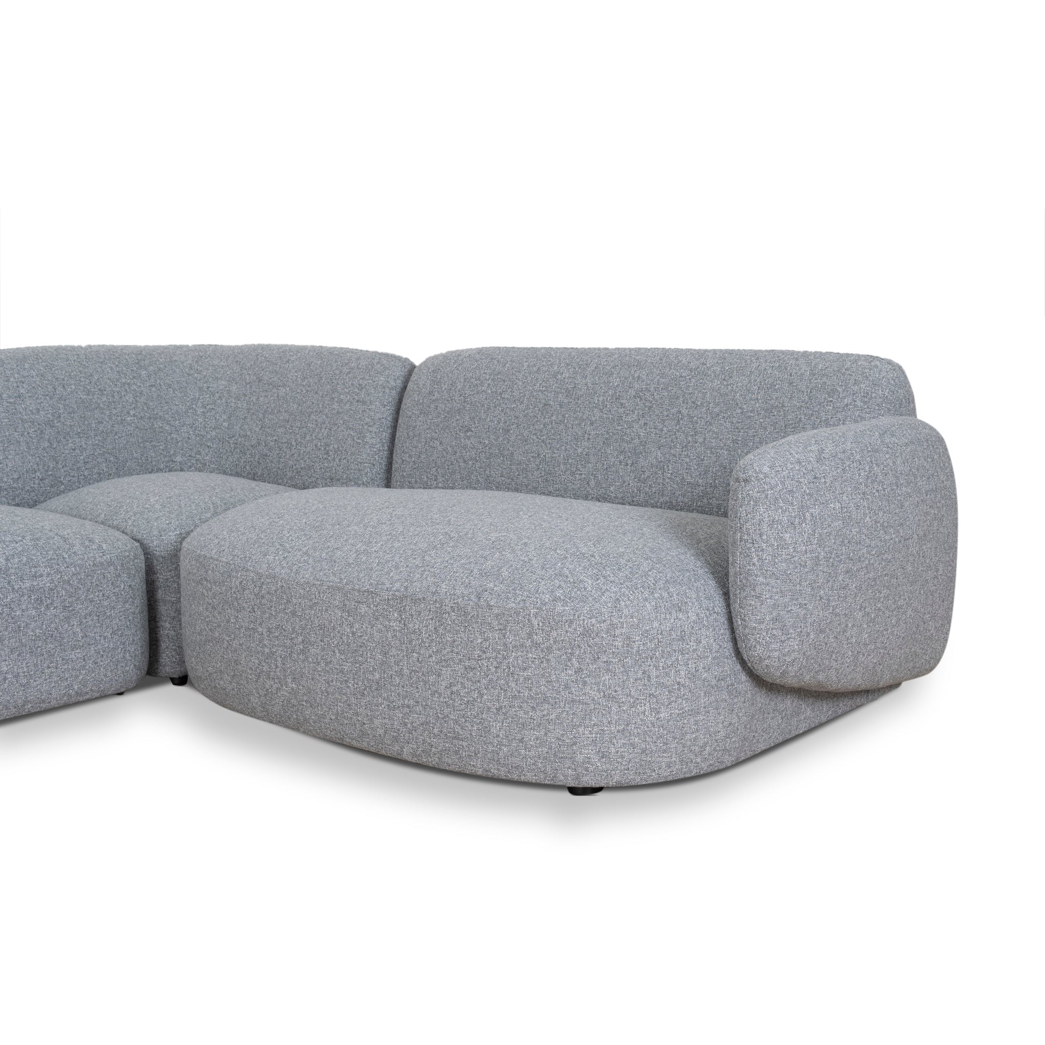 Gosling Right Chaise Modular Sofa - Glacier Grey - Image 7