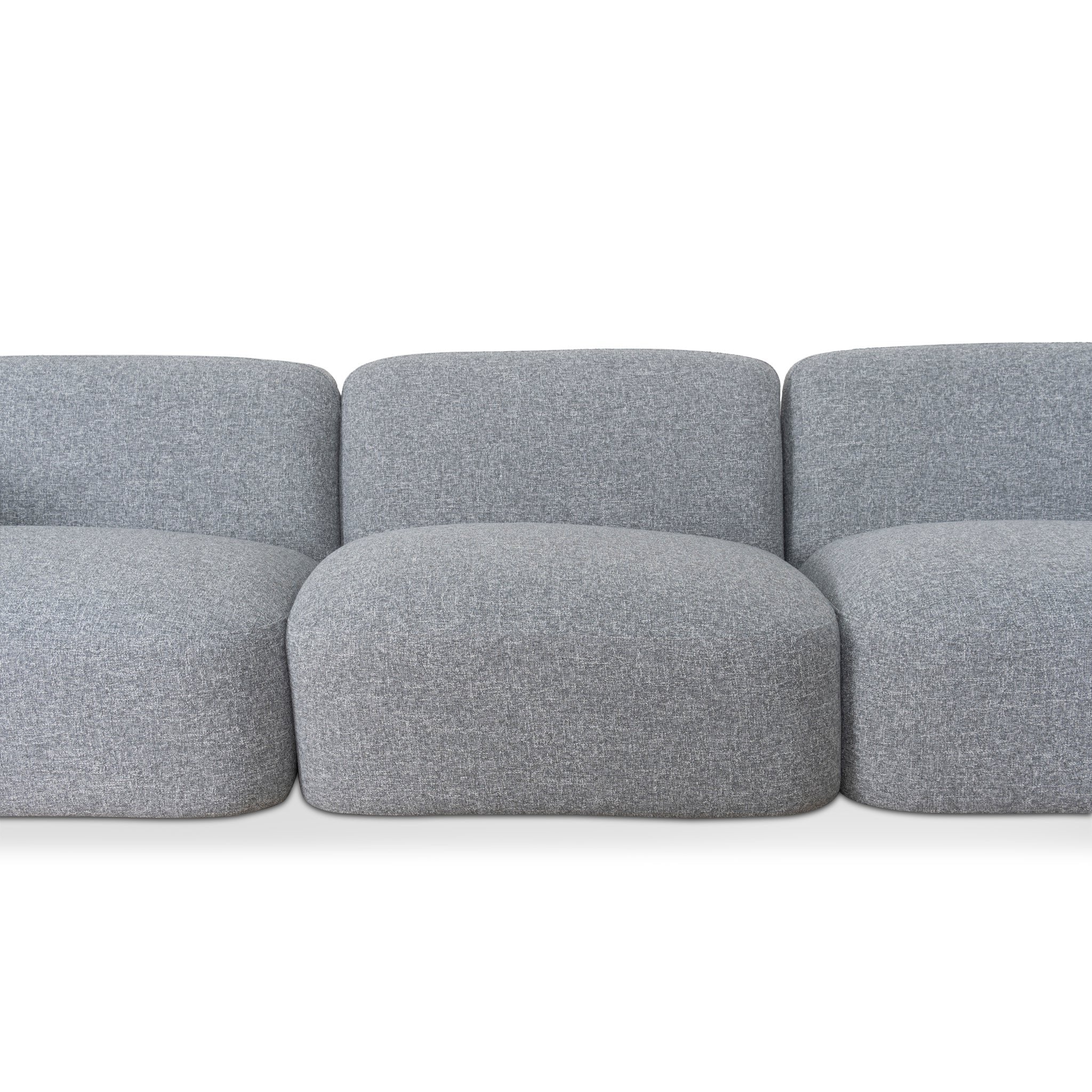 Gosling Right Chaise Modular Sofa - Glacier Grey - Image 8
