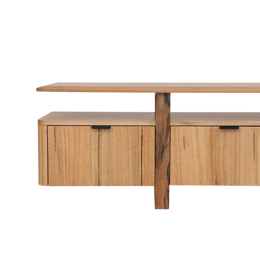 Hirata 2.1m TV Entertainment Unit - Marri Natural - Image 5