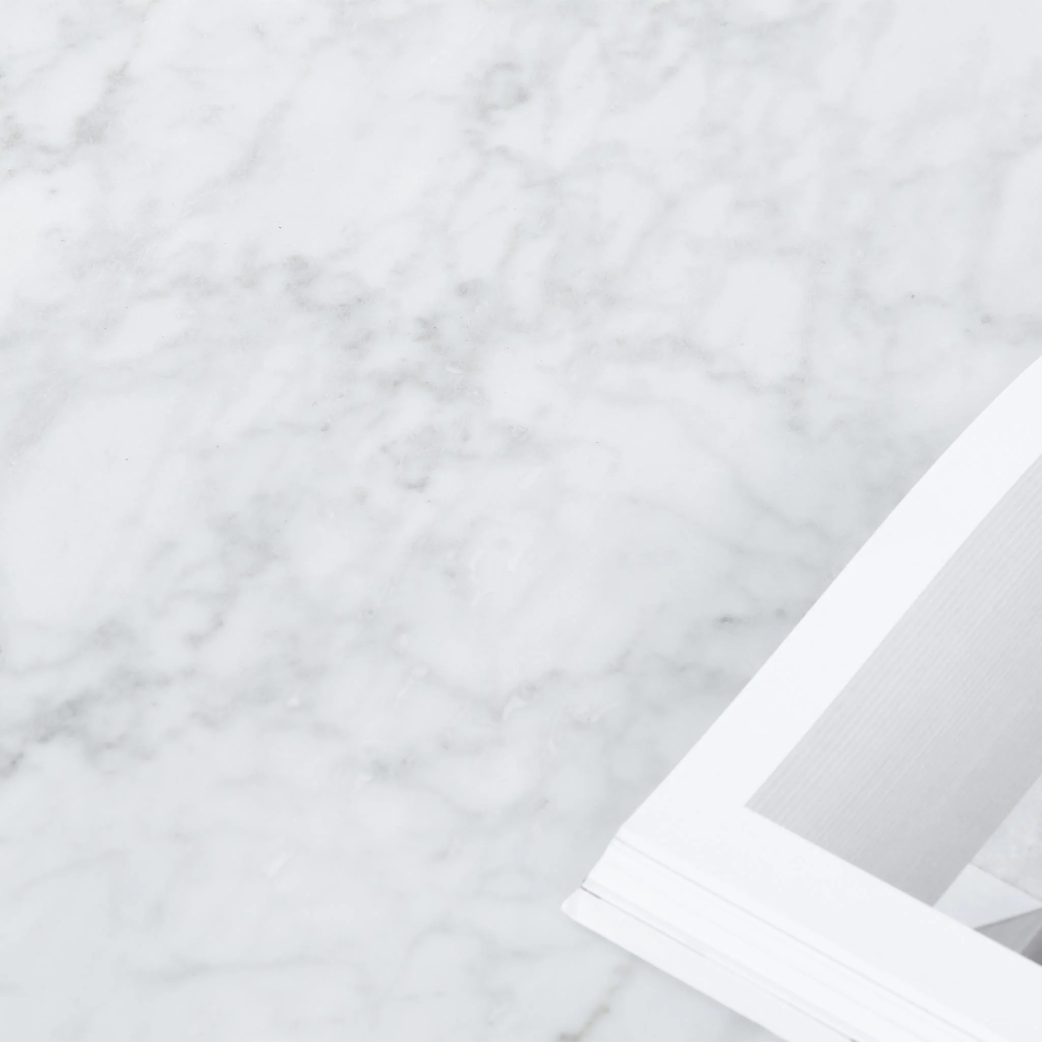 Hunter 100cm Round Marble Coffee Table with Black Legs - Image 7